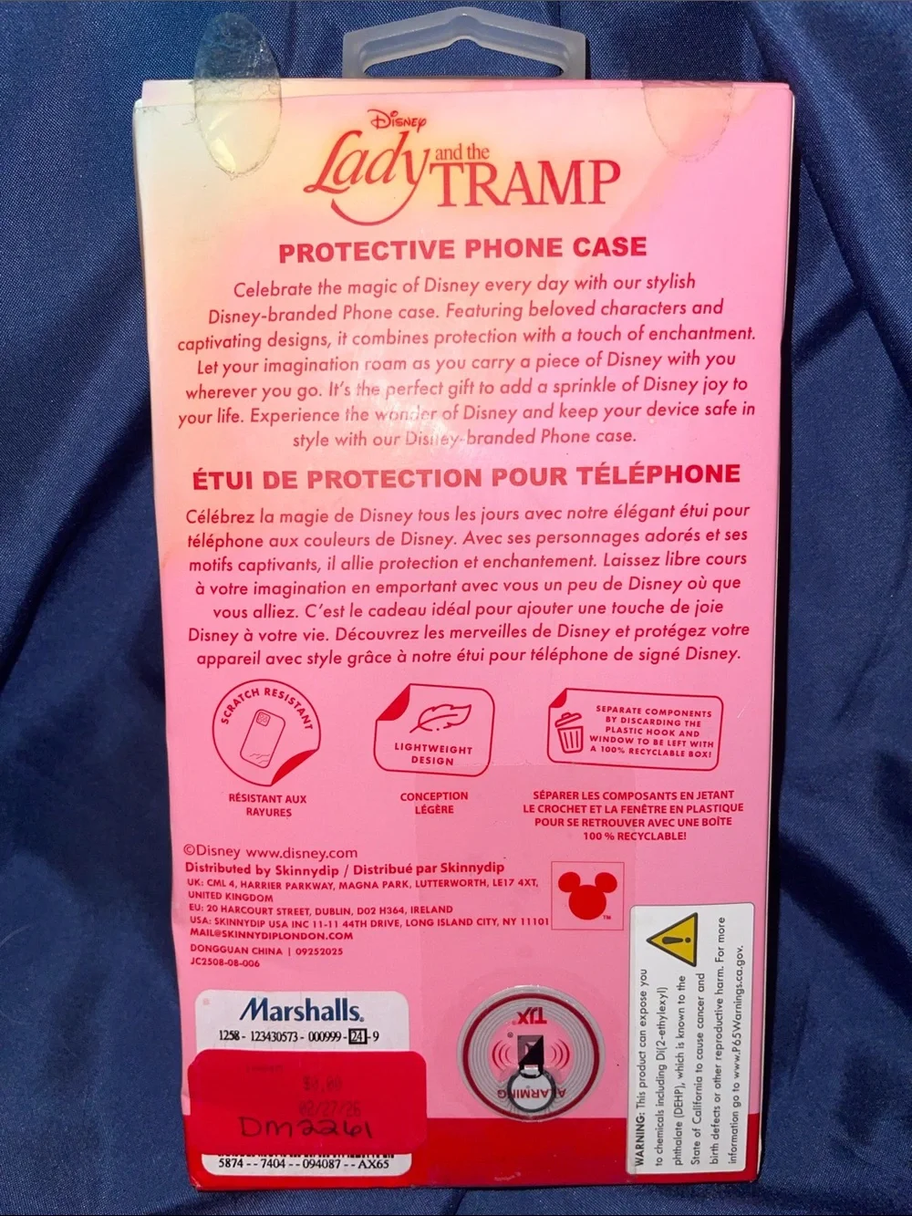 Lady and the Tramp Phone Case